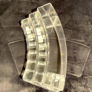 Acrylic makeup holder.